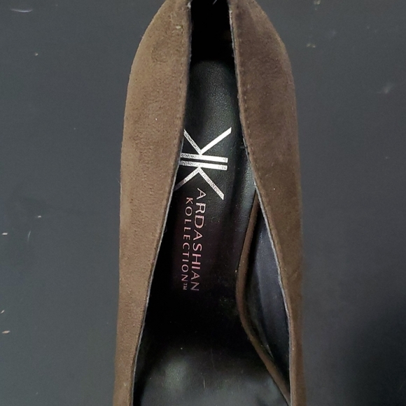 Kardashian kollections brown Platform heels - Picture 5 of 6